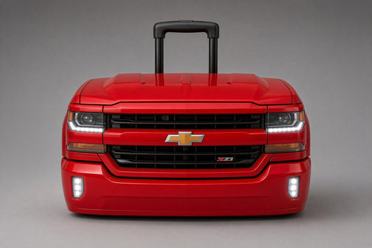 Hielera Chevrolet roja modelo 2017