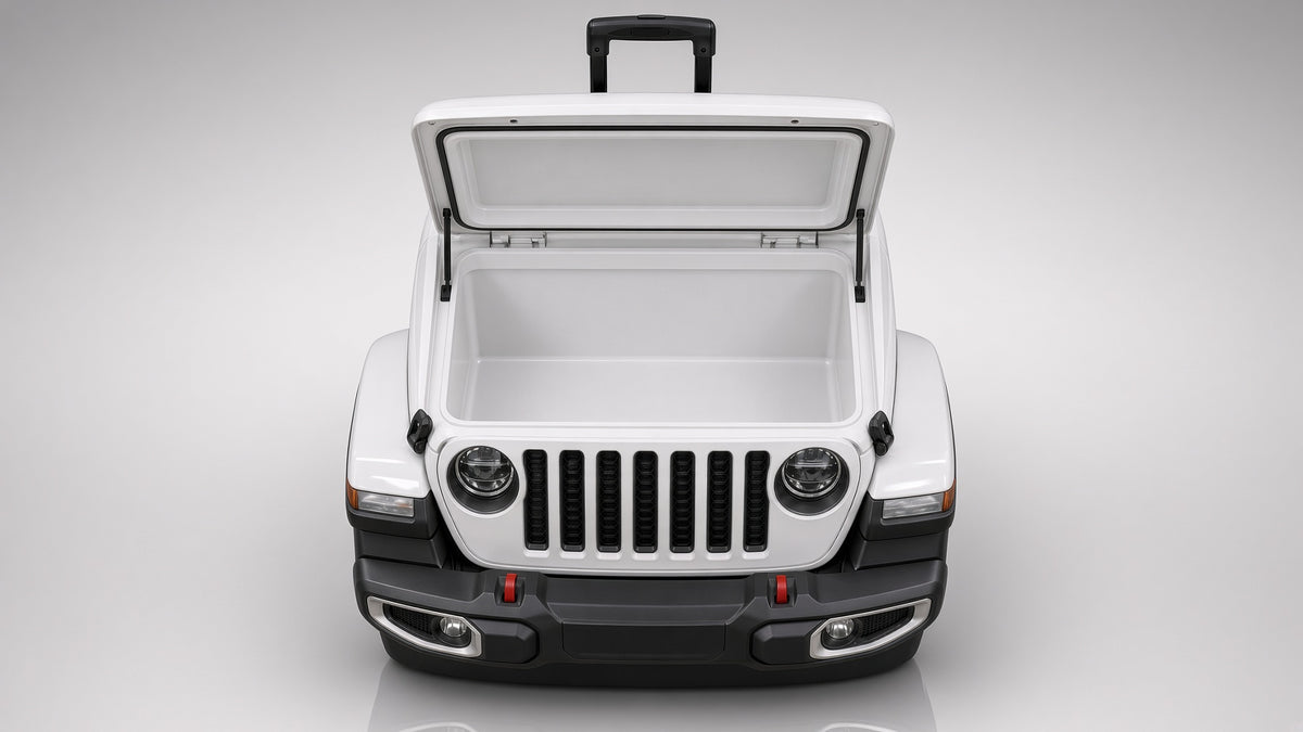 HIELERA JEEP BLANCA