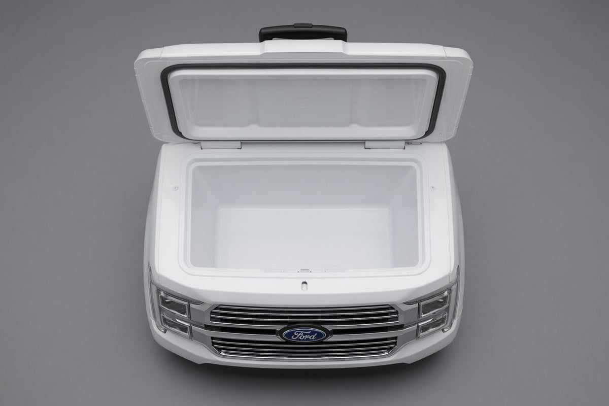 HIELERA FORD BLANCA