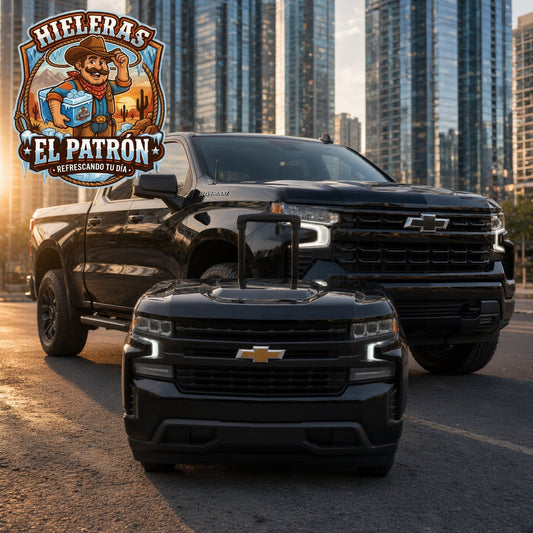 HIELERA CHEVROLET NEGRA