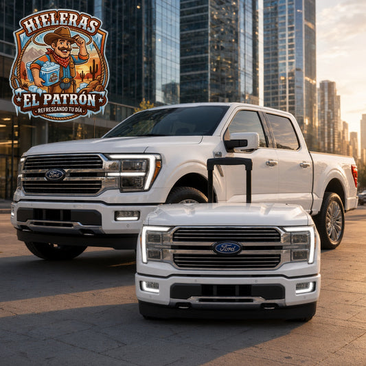 HIELERA FORD BLANCA