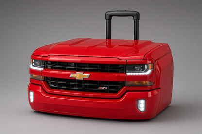 Hielera Chevrolet roja modelo 2017
