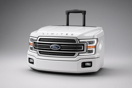 Hielera Ford F150 Limited blanca