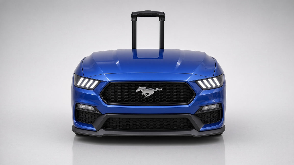 Hielera Ford Mustang azul