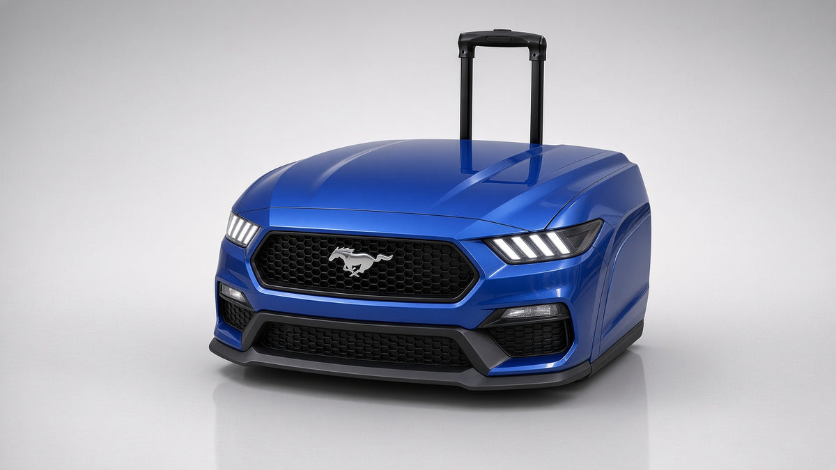 Hielera Ford Mustang azul