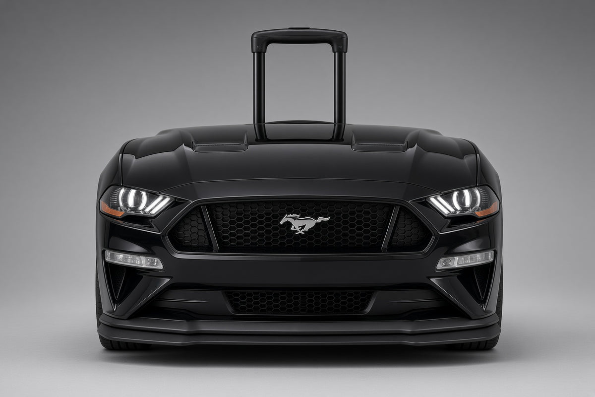 Hielera Ford Mustang negro modelo 2020
