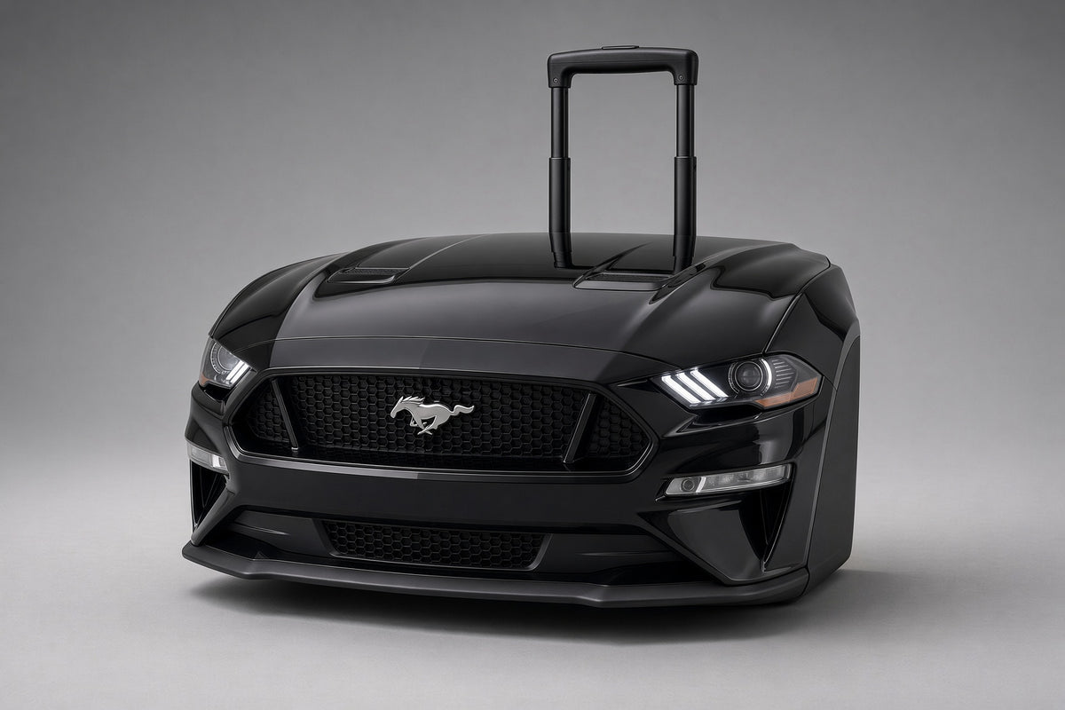 Hielera Ford Mustang negro modelo 2020