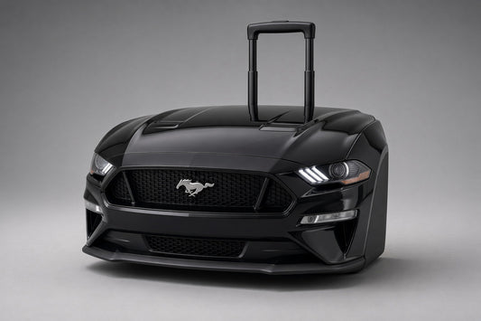 Hielera Ford Mustang negro modelo 2020