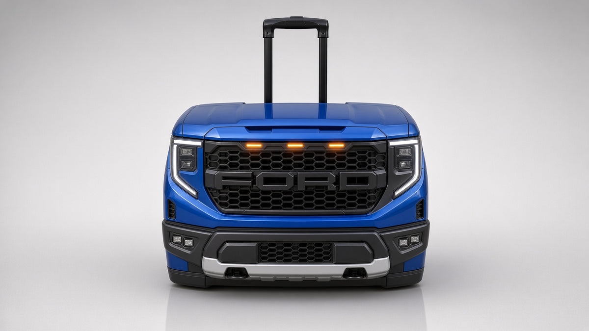Hielera Ford Raptor azul