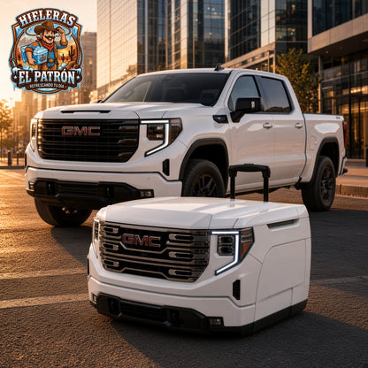 HIELERA GMC BLANCA