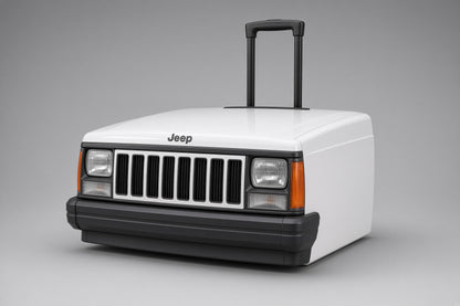 HIELERA JEEP COMANCHE BLANCA
