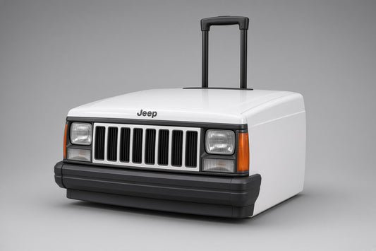 HIELERA JEEP COMANCHE BLANCA