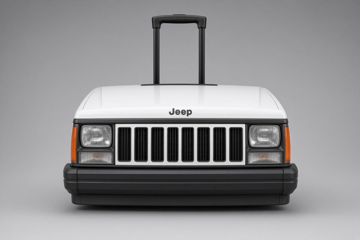 HIELERA JEEP COMANCHE BLANCA