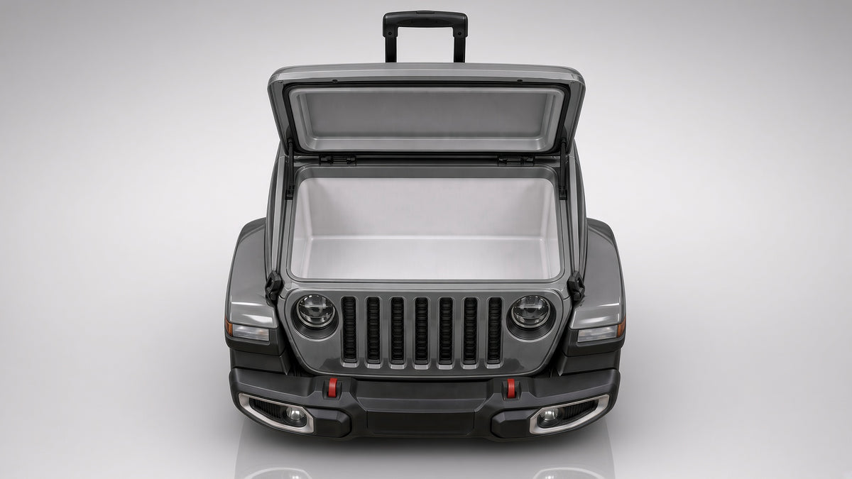 HIELERA JEEP GRIS