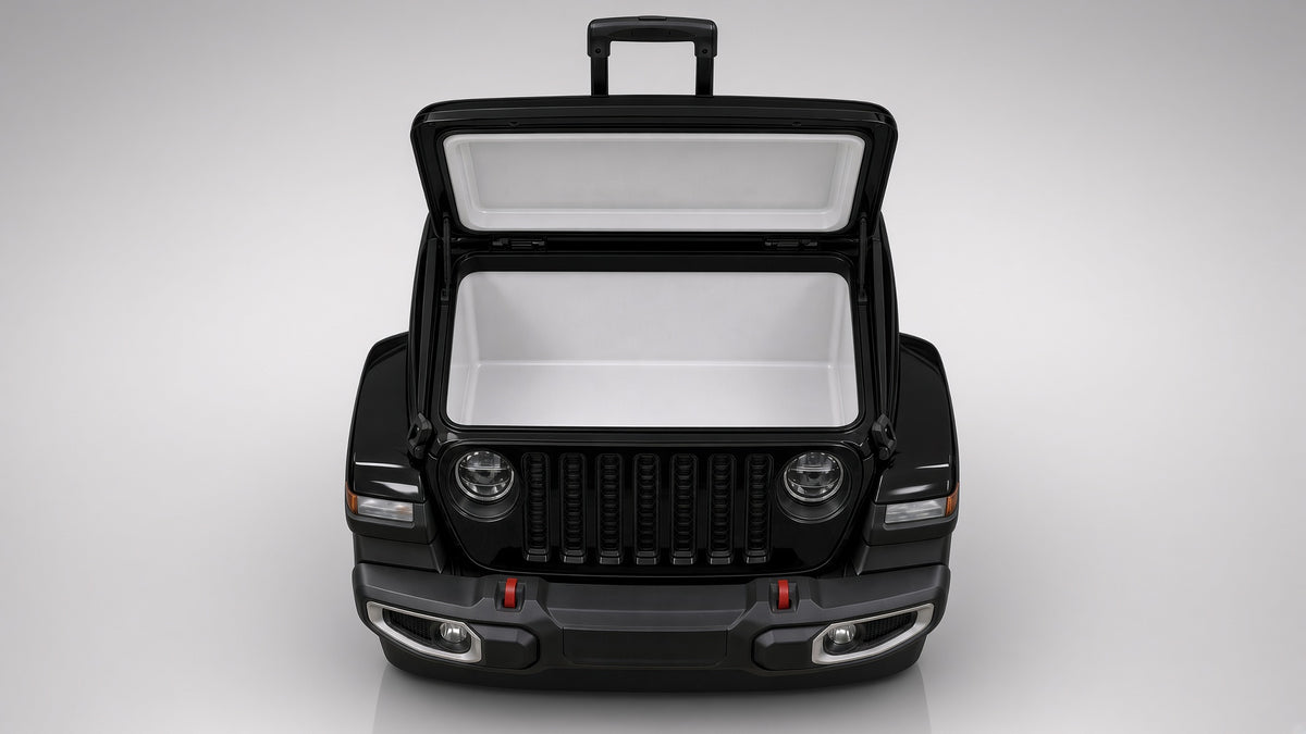 HIELERA JEEP NEGRA