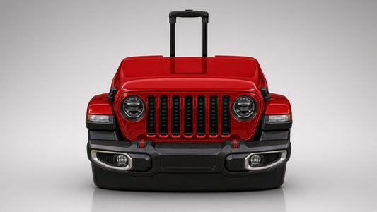 HIELERA JEEP ROJO