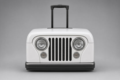 Hielera Jeep blanco modelo 1982